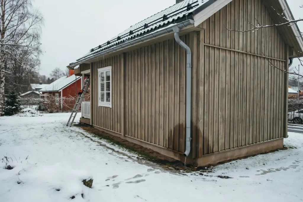 s ker takavvattning p vintern s undviker du isproppar istappar och vattenskador